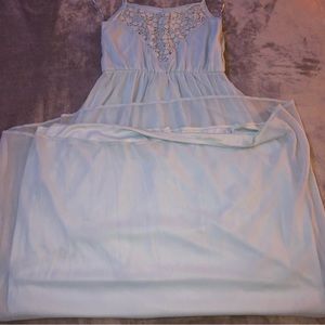 Light blue Maxi summer/ wedding/ prom dress